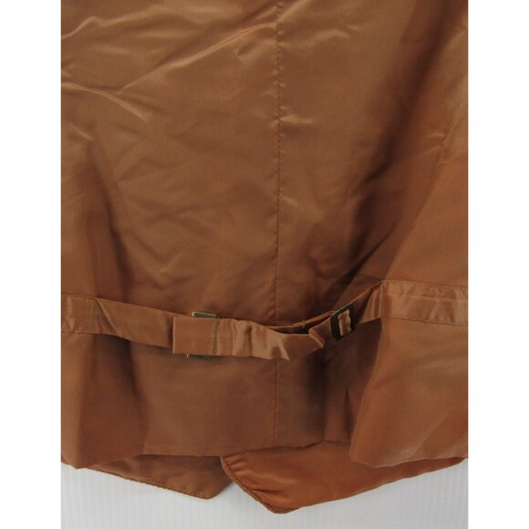 VINTAGE Banana Republic Vest XS Waistcoat Leather Suede Safari 90s * - Picture 10 of 12